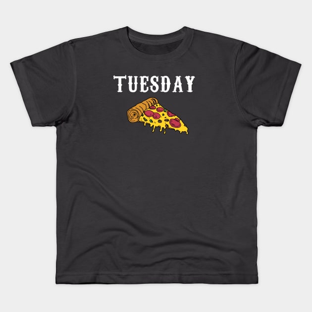 WEEN Pizza Day Kids T-Shirt by GypsyBluegrassDesigns